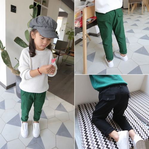  Pantalon pour garçons et filles en Toile de coton - Ref 2057718