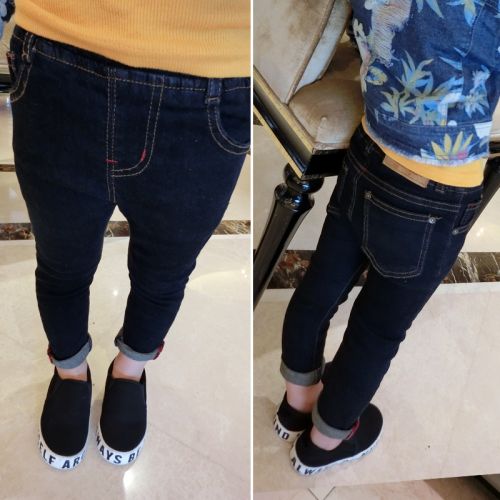 Pantalon pour garçons et filles jeans en mélange - Ref 2057737