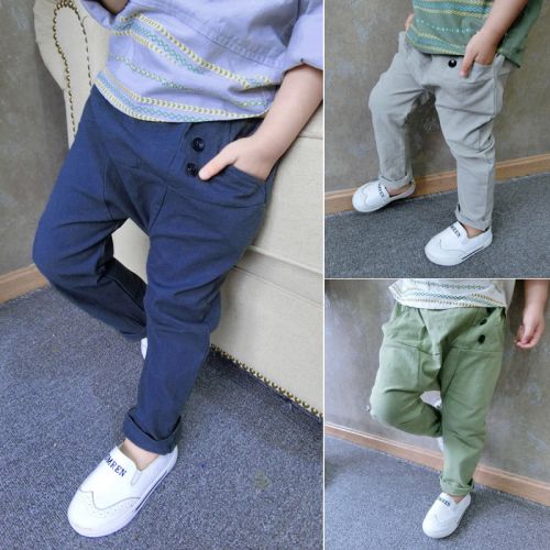 Pantalon pour garçons et filles en lin - Ref 2057752