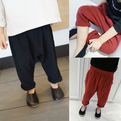 Pantalon pour garçons et filles en Toile de coton - Ref 2057774