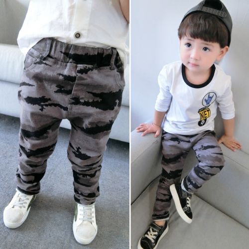 Pantalon pour garçons et filles en Toile de coton - Ref 2057776