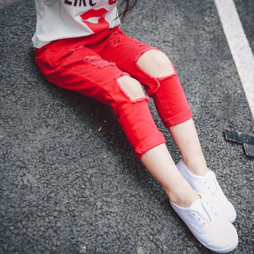 Pantalon pour garçons et filles pantalon crayon en mélange - Ref 2057819