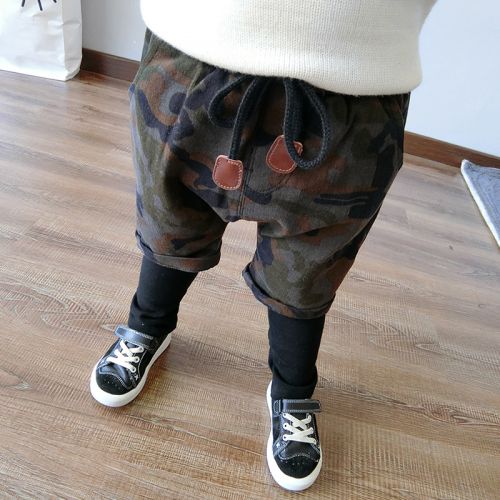 Pantalon pour garçons et filles en Toile de coton - Ref 2057825