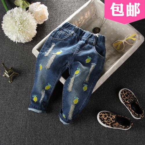 Pantalon pour garçons et filles jeans - Ref 2057867