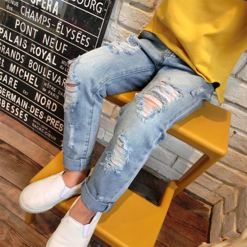 Pantalon pour garçons et filles en toile - Ref 2057876