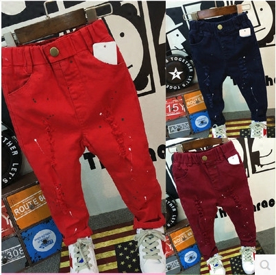  Pantalon pour garçons et filles en toile - Ref 2057946
