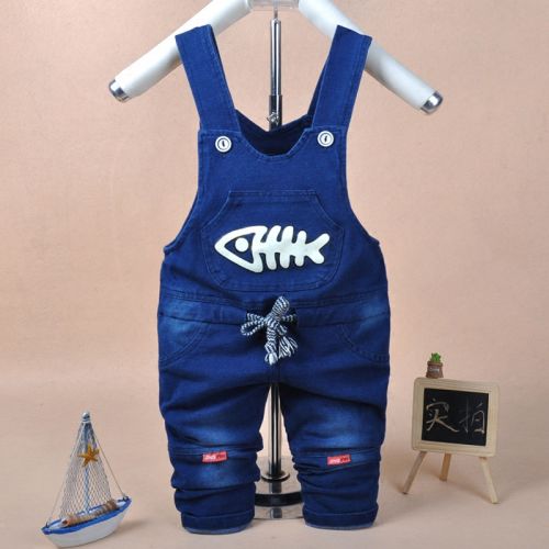 Pantalon pour garçons et filles Heureux petit bébé Cong en toile - Ref 2058081