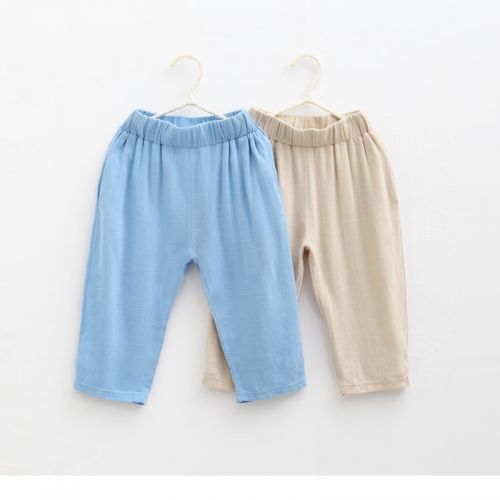Pantalon pour garçons et filles en lin - Ref 2058099