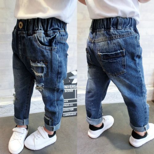 Pantalon pour garçons et filles en toile - Ref 2058127