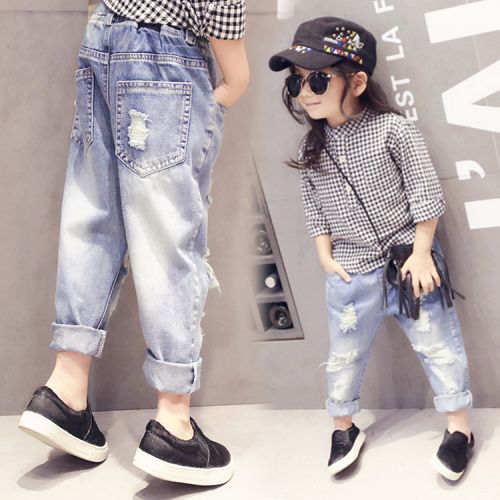 Pantalon pour garçons et filles en toile - Ref 2058151