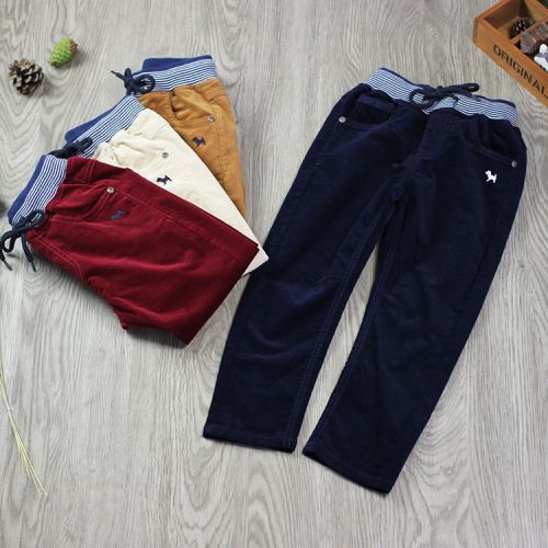 Pantalon pour garçons et filles en velours côtelé - Ref 2058196