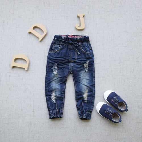 Pantalon pour garçons et filles en toile - Ref 2058238