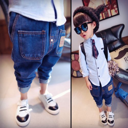 Pantalon pour garçons et filles en toile - Ref 2058283