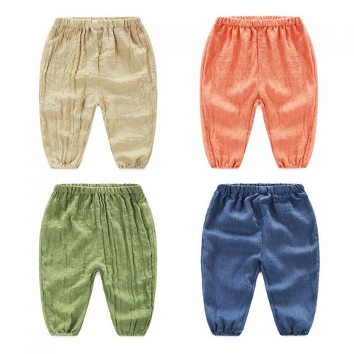  Pantalon pour garçons et filles en Toile de coton - Ref 2058433