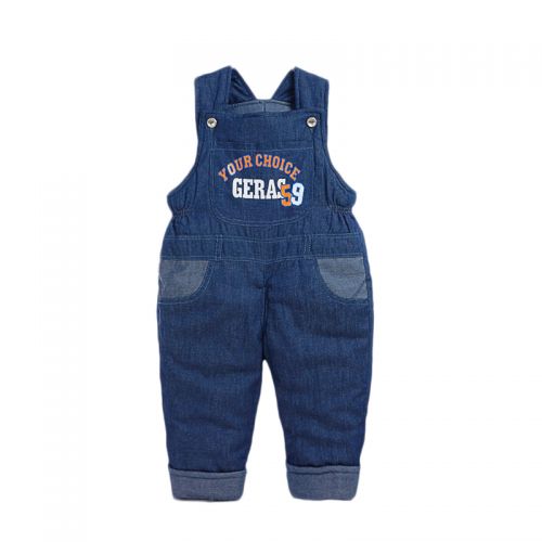 Pantalon pour garçons et filles en coton denim - Ref 2058655