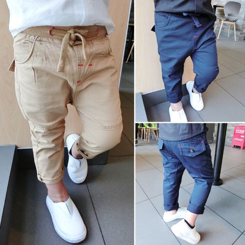 Pantalon pour garçons et filles MMY-KZ en Toile de coton - Ref 2059228