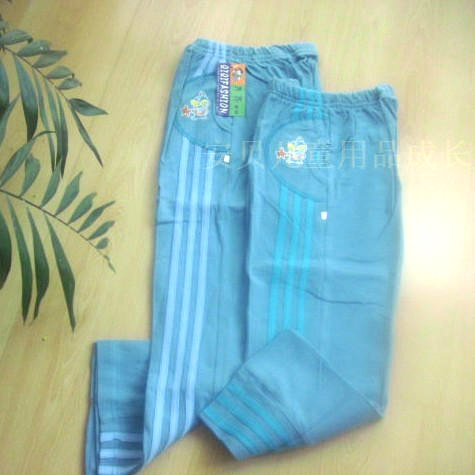 Pantalon pour garçons et filles Bleu ceinture liteaux - Ref 2059840
