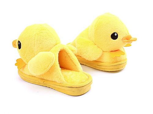 Pantoufles enfants en coton pour hiver - semelle caoutchouc Ref 1004030