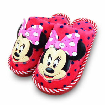 Pantoufles enfants en pour hiver - semelle caoutchouc antidérapant Ref 1004408