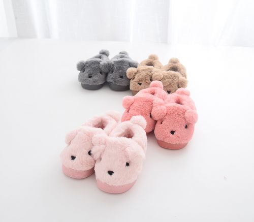 Pantoufles enfants en pour hiver - semelle EVA Ref 1004460