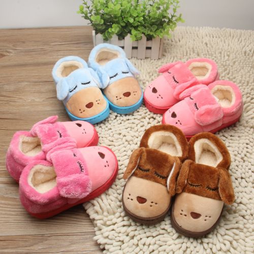 Pantoufles enfants en pour hiver - semelle plastique Ref 1004632