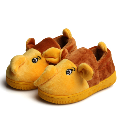 Pantoufles enfants en pour hiver - semelle caoutchouc Ref 1004922