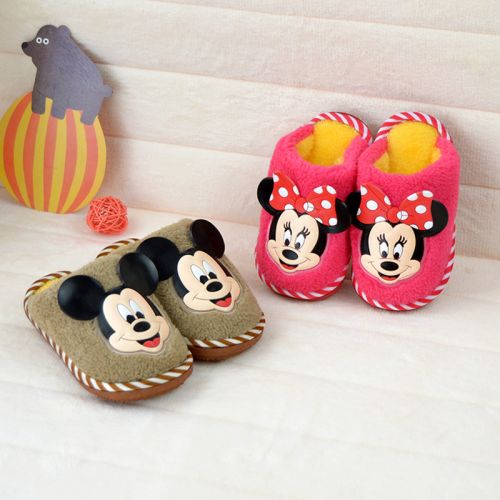 Pantoufles enfants en pour hiver - semelle plastique Ref 1005253