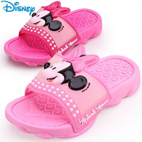 Pantoufles enfants en Cuir spatial DISNEY pour été - semelle fond composite Ref 1006111