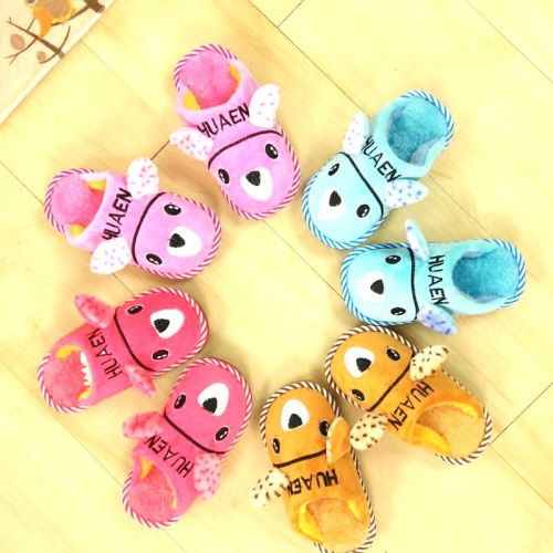 Pantoufles enfants en OLRE pour hiver - semelle caoutchouc Ref 1006137