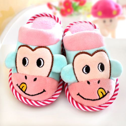 Pantoufles enfants en pour hiver - semelle caoutchouc antidérapant Ref 1006295