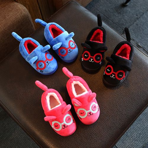 Pantoufles enfants pour hiver - semelle caoutchouc Ref 1006659