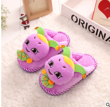 Pantoufles enfants en pour Toute saison - semelle plastique Ref 1006732