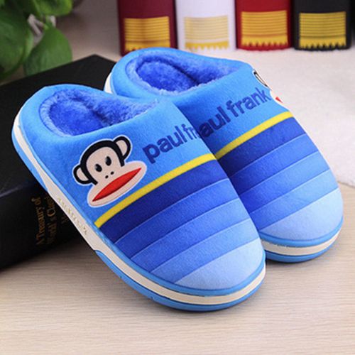 Pantoufles enfants en pour hiver - semelle caoutchouc Ref 1006787