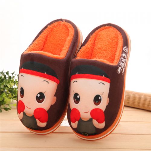 Pantoufles enfants en pour hiver - semelle caoutchouc antidérapant Ref 1006967