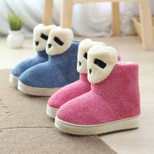 Pantoufles enfants en pour hiver - semelle plastique Ref 1006978