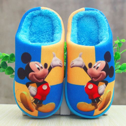 Pantoufles enfants en pour hiver - semelle plastique Ref 1007153