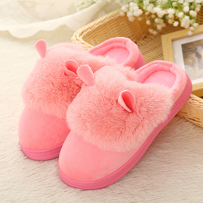 Pantoufles enfants en pour hiver - semelle plastique Ref 1007422