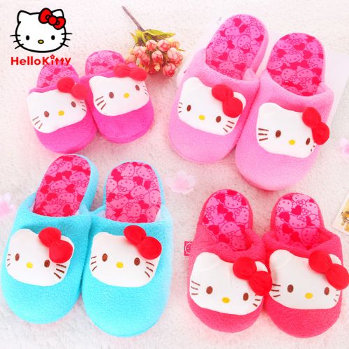 Pantoufles enfants en HELLO KITTY pour hiver - Ref 1007494