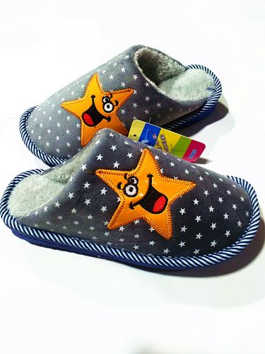 Pantoufles enfants en TUOTJ pour hiver - semelle caoutchouc Wear Ref 1007558