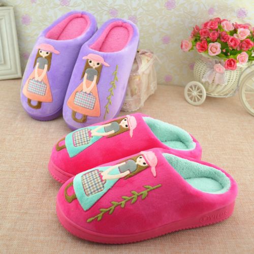 Pantoufles enfants en pour hiver - semelle caoutchouc antidérapant Ref 1007564