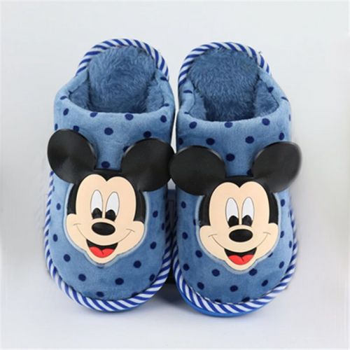 Pantoufles enfants en pour hiver - semelle caoutchouc Ref 1007612