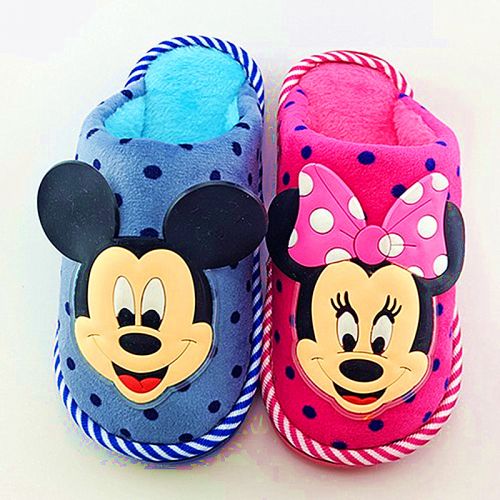 Pantoufles enfants en pour Toute saison - semelle plastique Ref 1007679