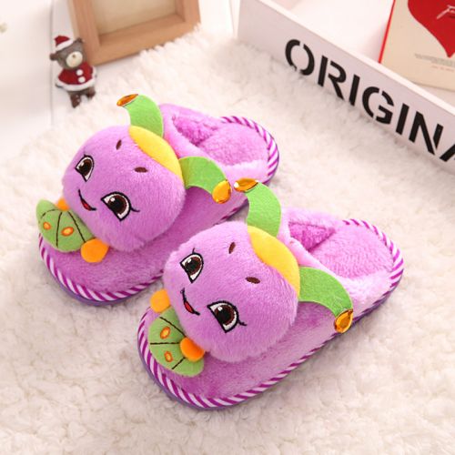 Pantoufles enfants en pour hiver - semelle caoutchouc Wear Ref 1007874