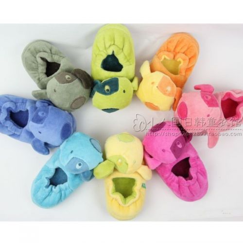 Pantoufles enfants en pour hiver - semelle caoutchouc antidérapant Ref 1008116