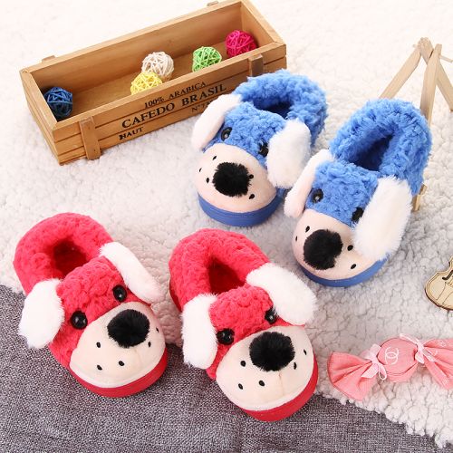 Pantoufles enfants en pour hiver - semelle caoutchouc antidérapant Ref 1008441