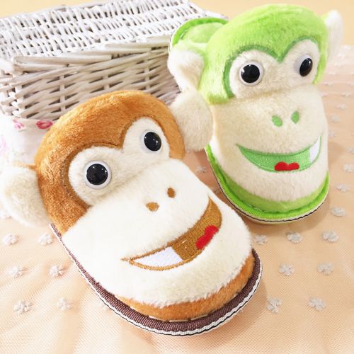 Pantoufles enfants en coton pour hiver - semelle caoutchouc naturel Ref 1008649