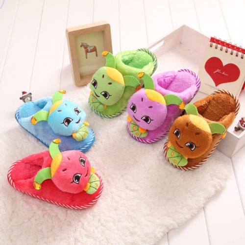 Pantoufles enfants pour hiver - semelle plastique Ref 1009435