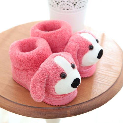 Pantoufles enfants en pour hiver - semelle caoutchouc Ref 1009567