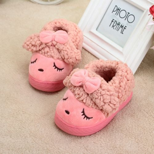 Pantoufles enfants en pour hiver - semelle caoutchouc Wear Ref 1010216