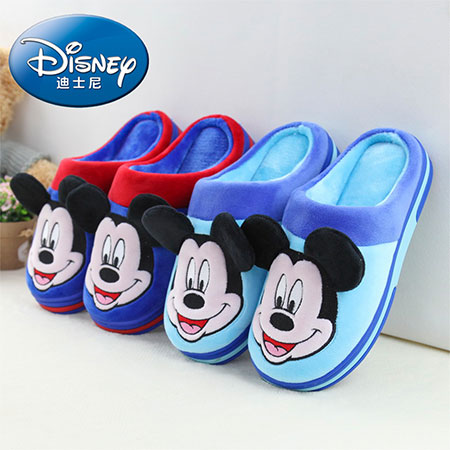 Pantoufles enfants DISNEY pour hiver - semelle caoutchouc antidérapant Ref 1010337